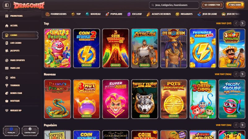 Découvrez les Secrets de Dragonia Casino : Le Meilleur Bonus de France - aperçu